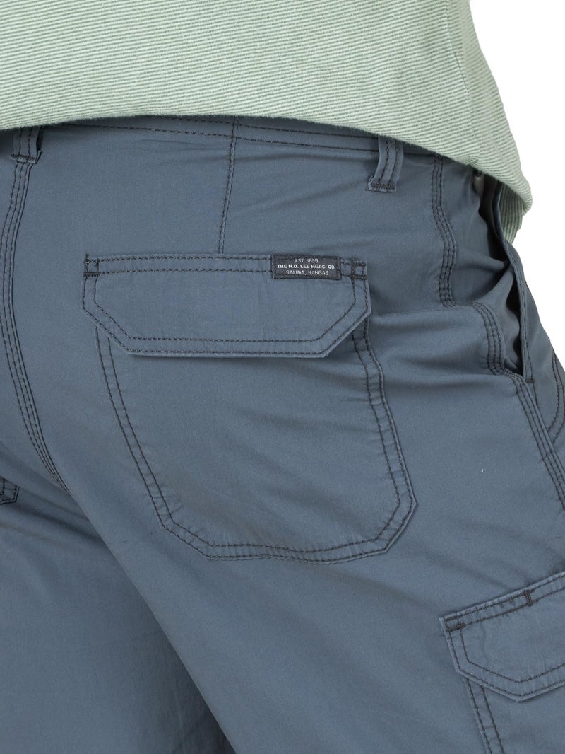 Lee Men's Big & Tall Extreme Motion Crossroad Cargo Short, Slate, 46 - Image 3
